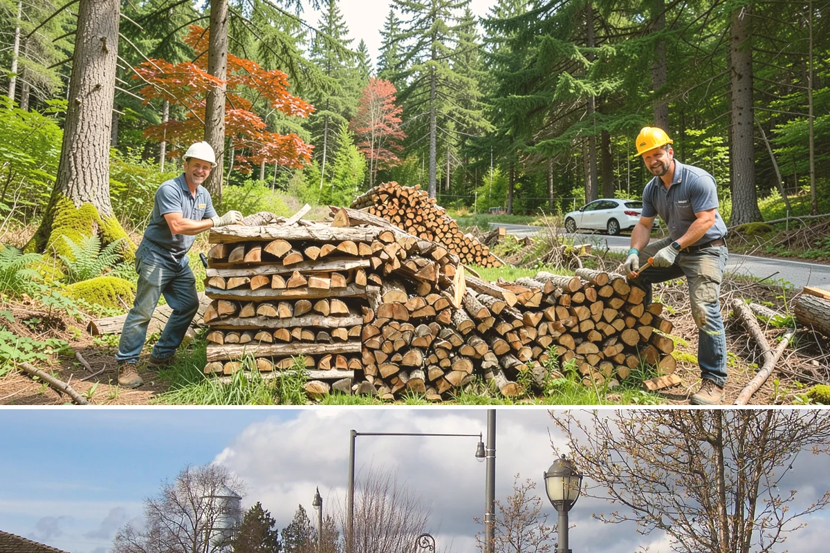 Log Splitting Service in Marysville, Snohomish County, WA - Fall and winter are popular for processing wood you plan to burn soon, while spring splitting sets up summer seasoning.