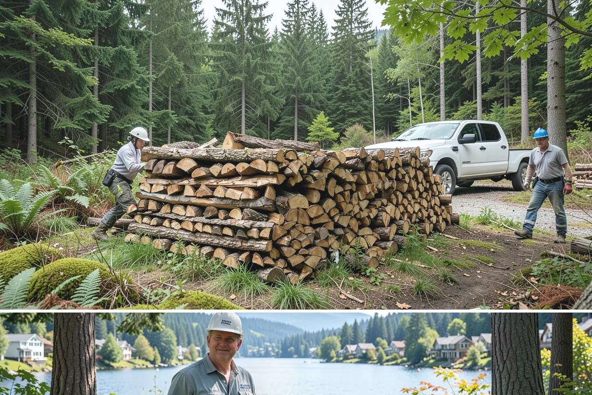 Log Splitting Service in Milton, King County, WA - Fall and winter are popular for processing wood you plan to burn soon, while spring splitting sets up summer seasoning.