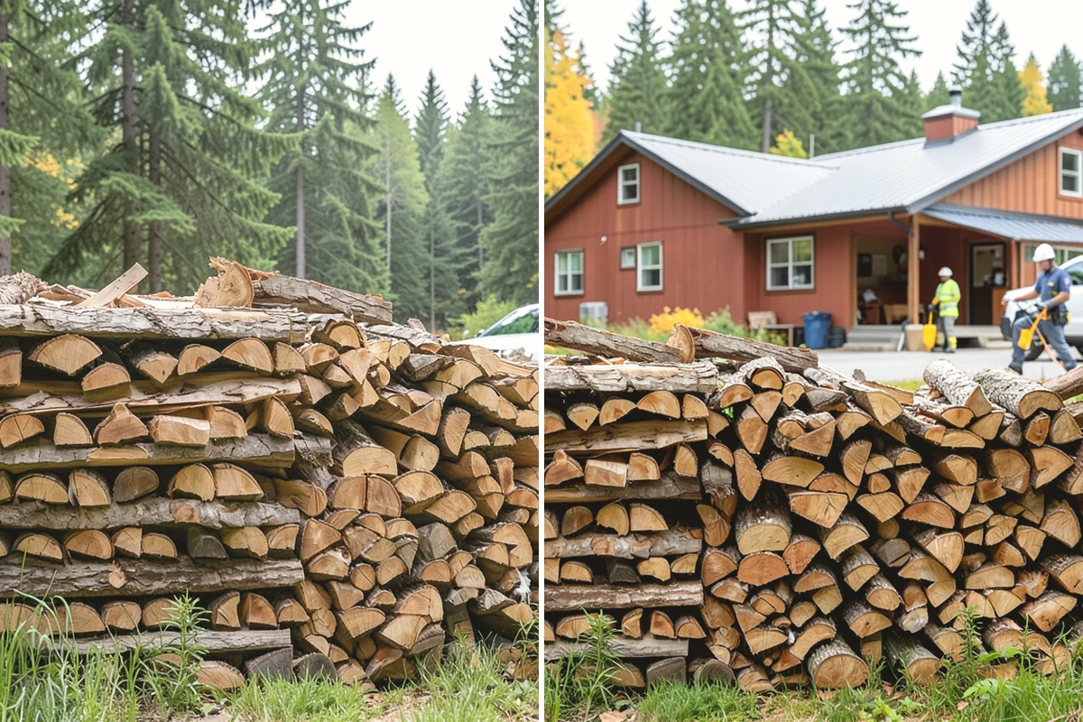 Log Splitting Service in Monroe, Snohomish County, WA - Assess the logs and confirm the split size you want