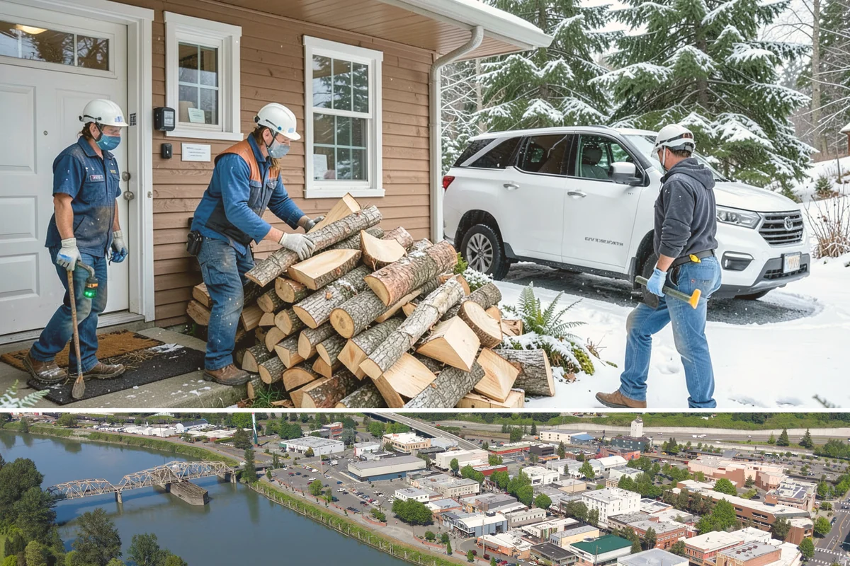 Log Splitting Service in Mount Vernon, WA - Fall and winter are popular for processing wood you plan to burn soon, while spring splitting sets up summer seasoning.