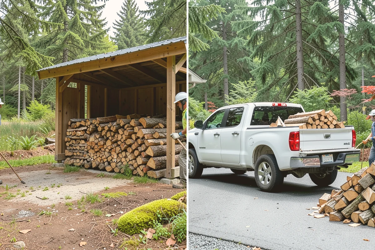 Log Splitting Service in Newcastle, King County, WA - Assess the logs and confirm the split size you want