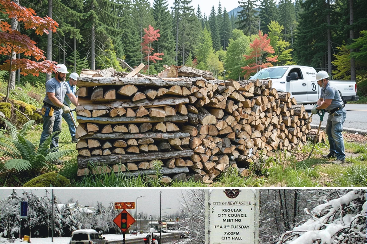 Log Splitting Service in Newcastle, King County, WA - Fall and winter are popular for processing wood you plan to burn soon, while spring splitting sets up summer seasoning.