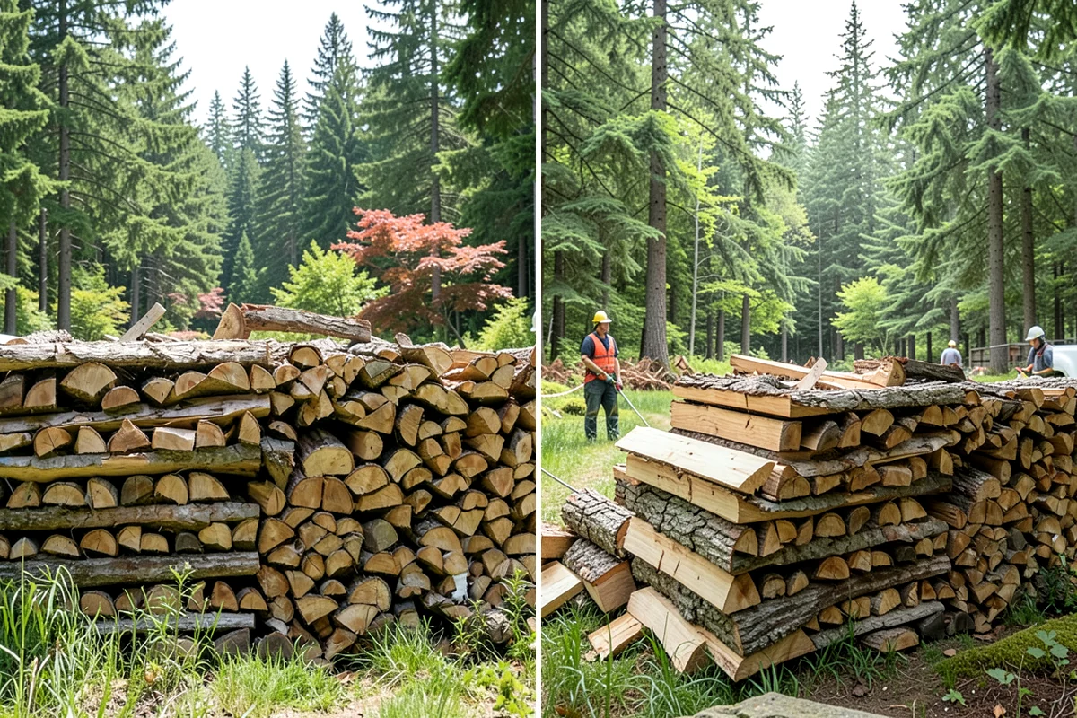 Log Splitting Service in Normandy Park, King County, WA - Assess the logs and confirm the split size you want