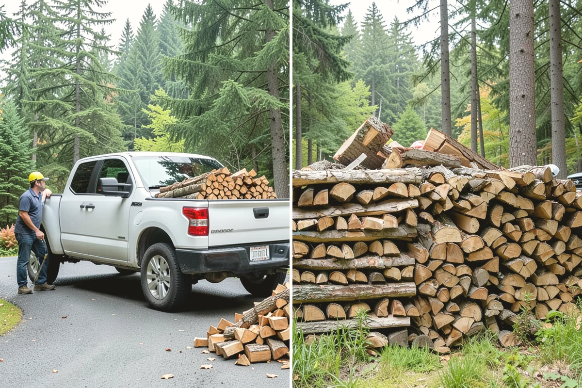Log Splitting Service in Oak Harbor, Island County, WA - Assess the logs and confirm the split size you want