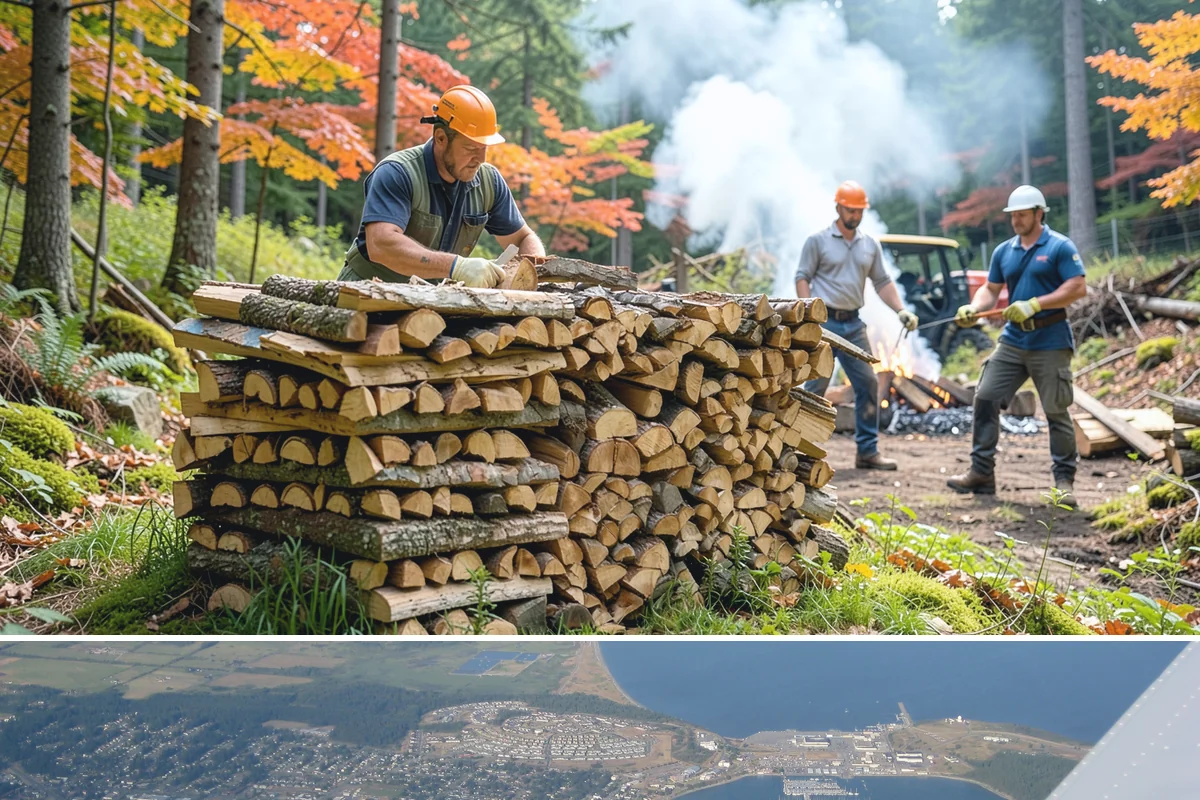 Log Splitting Service in Oak Harbor, Island County, WA - Fall and winter are popular for processing wood you plan to burn soon, while spring splitting sets up summer seasoning.