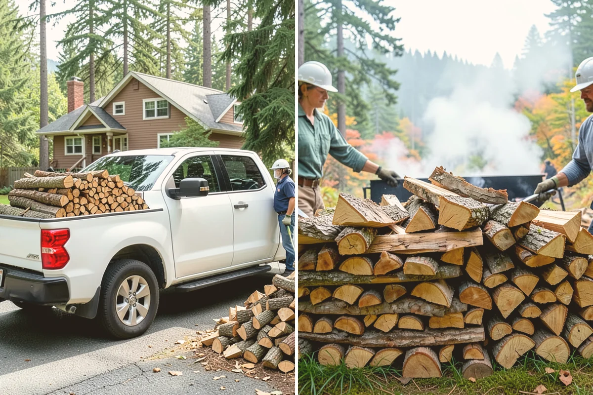 Log Splitting Service in Orting, Pierce County, WA - Assess the logs and confirm the split size you want