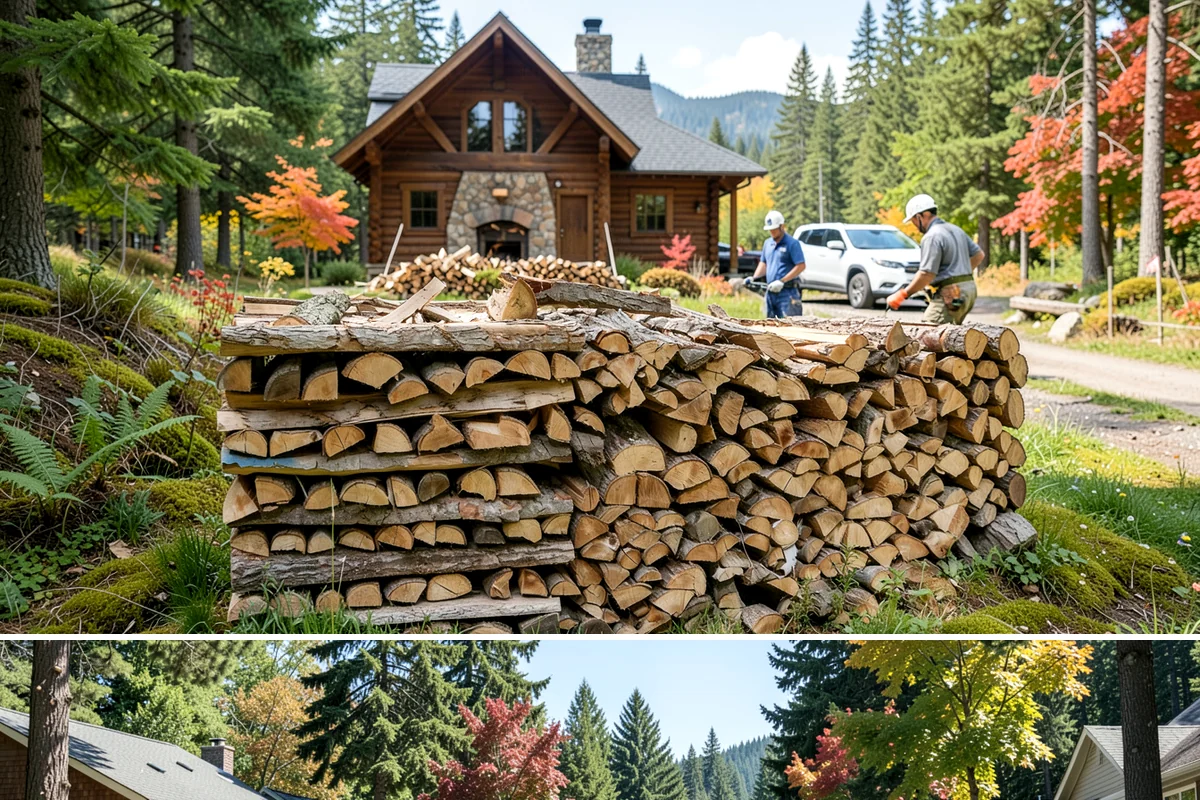 Log Splitting Service in Orting, Pierce County, WA - Fall and winter are popular for processing wood you plan to burn soon, while spring splitting sets up summer seasoning.