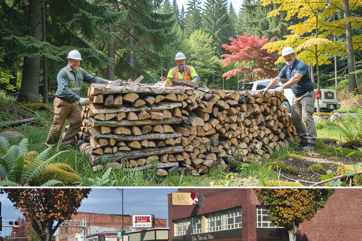 Log Splitting Service in Puyallup, Pierce County, WA - Fall and winter are popular for processing wood you plan to burn soon, while spring splitting sets up summer seasoning.