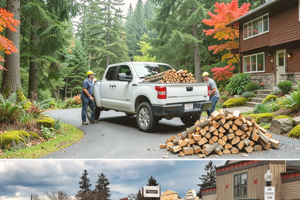Log Splitting Service in Roy, Pierce County, WA - Fall and winter are popular for processing wood you plan to burn soon, while spring splitting sets up summer seasoning.