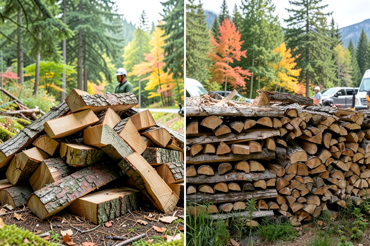 Log Splitting Service in Seattle, King County, WA - Assess the logs and confirm the split size you want