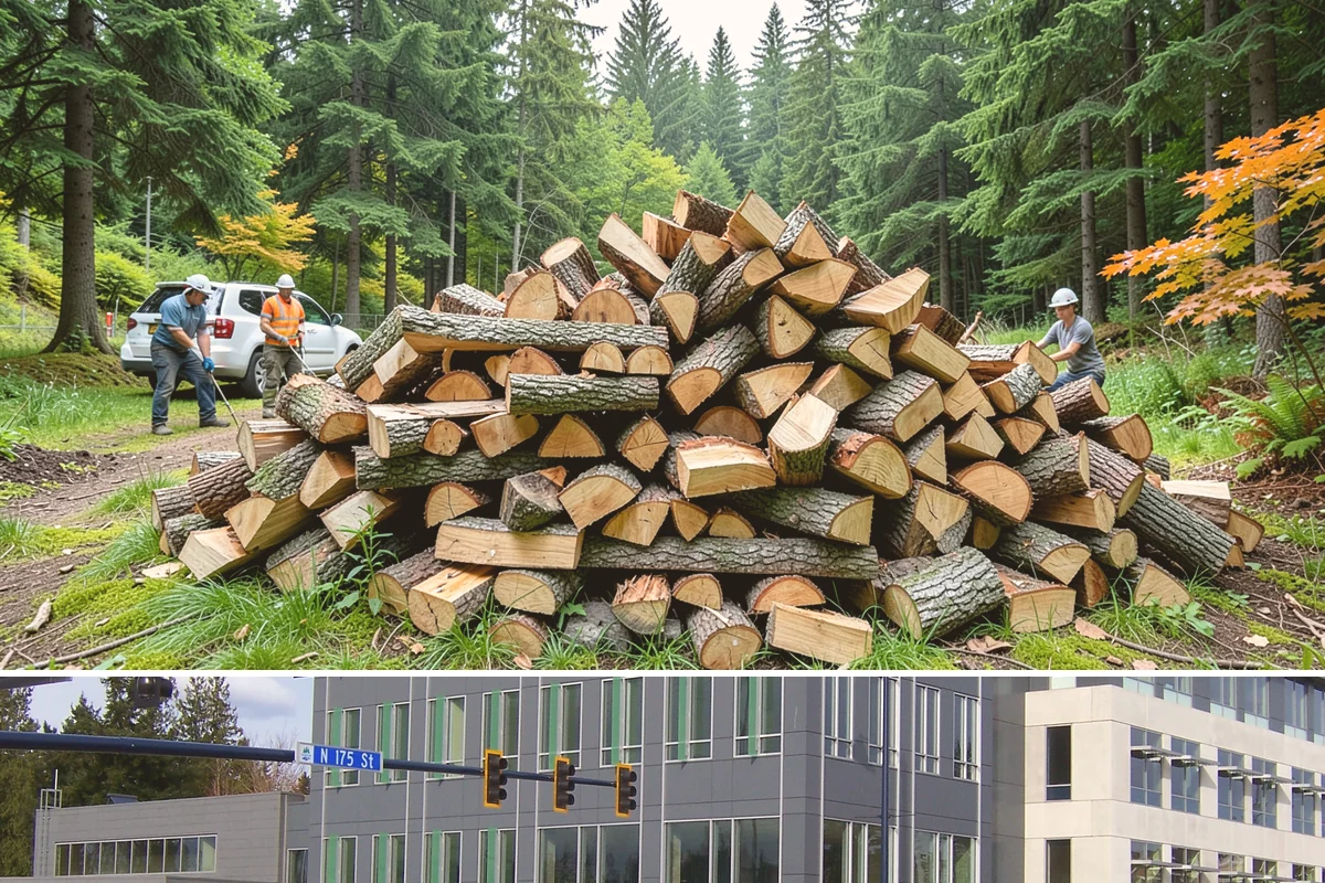 Log Splitting Service in Shoreline, King County, WA - Fall and winter are popular for processing wood you plan to burn soon, while spring splitting sets up summer seasoning.