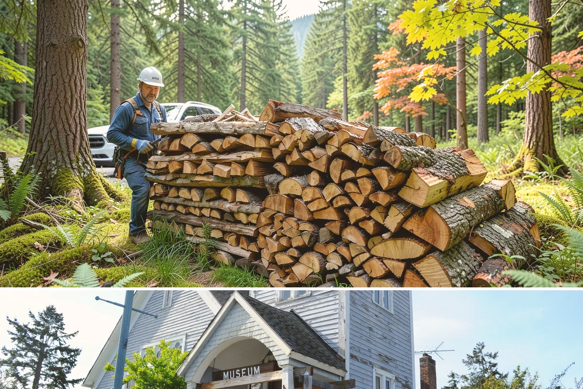 Log Splitting Service in Steilacoom, Pierce County, WA - Fall and winter are popular for processing wood you plan to burn soon, while spring splitting sets up summer seasoning.