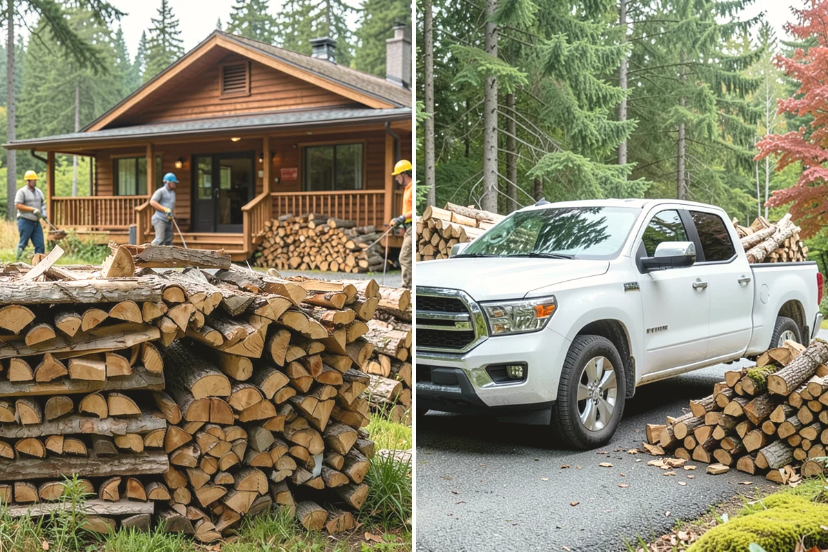 Log Splitting Service in University Place, Pierce County, WA - Assess the logs and confirm the split size you want