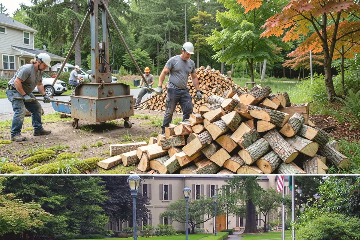Log Splitting Service in Woodinville, King County, WA - Fall and winter are popular for processing wood you plan to burn soon, while spring splitting sets up summer seasoning.