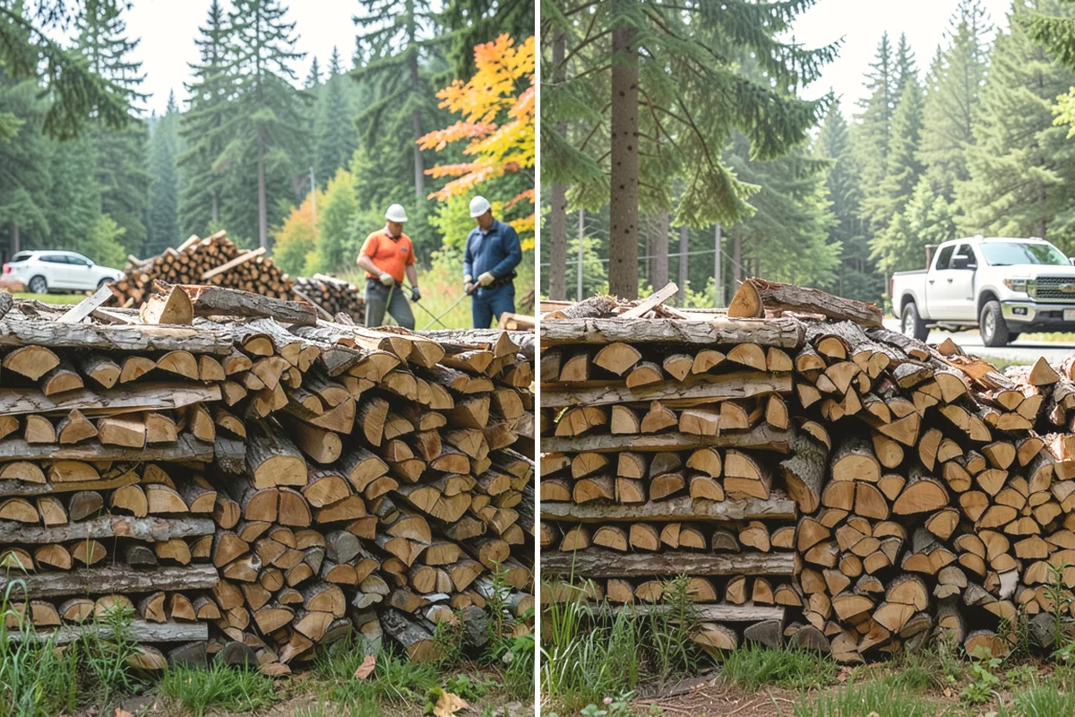 Log Splitting Service in Yarrow Point, King County, WA - Assess the logs and confirm the split size you want