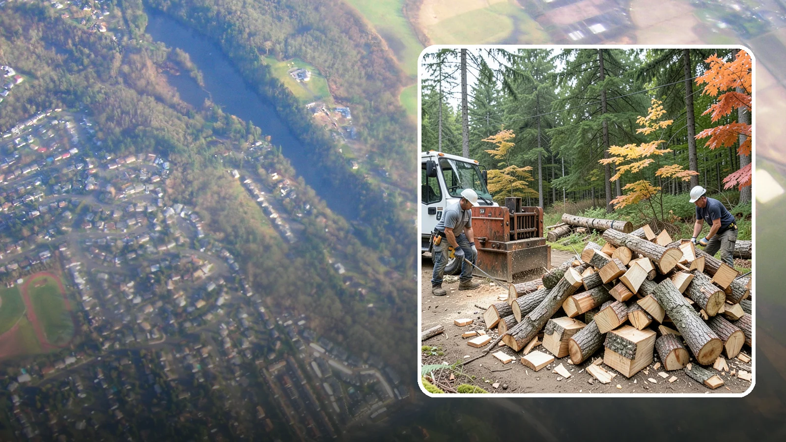 Log Splitting in Algona, King County, WA - We split logs and rounds into finished firewood sized for your stove or fire pit.