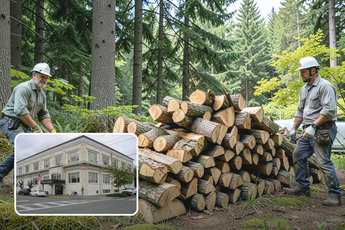 Log Splitting in Anacortes, Skagit County, WA - Fast splitting with professional equipment