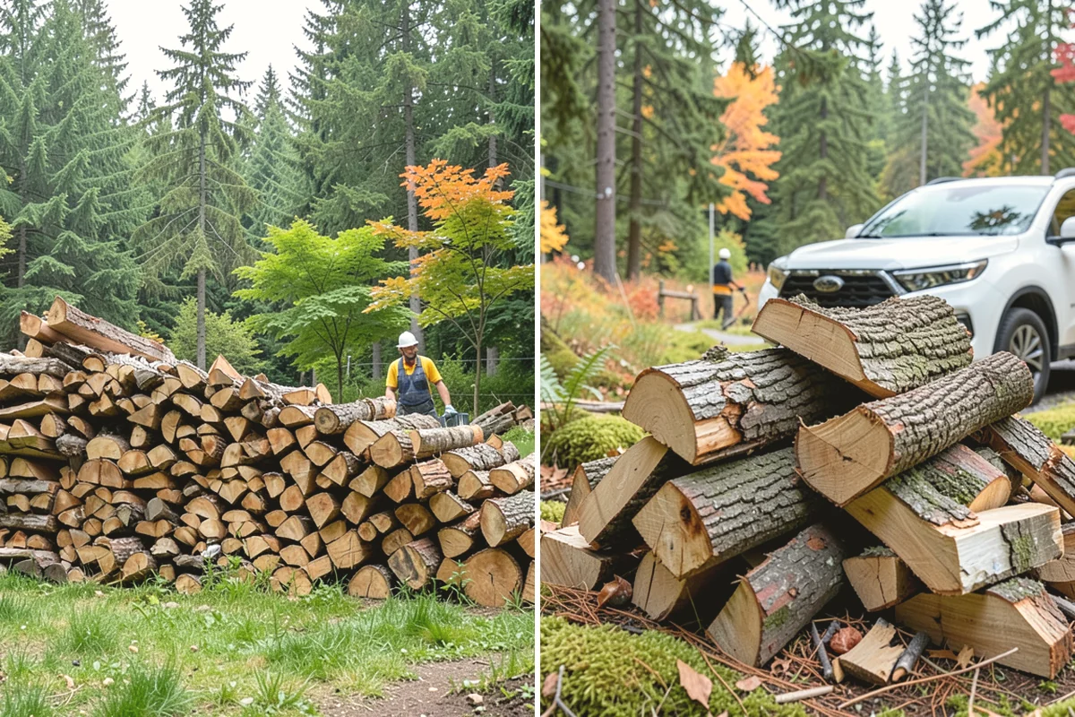 Log Splitting in Anacortes, Skagit County, WA - We check your rounds and preferred split size