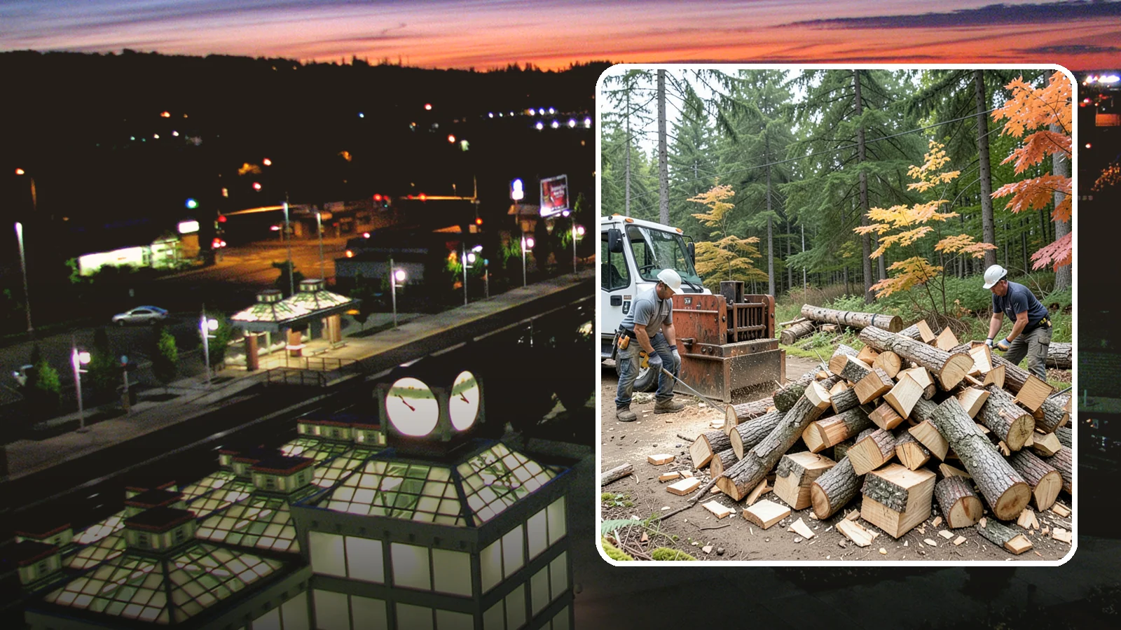 Log Splitting in Auburn, King County, WA - We split logs and rounds into finished firewood sized for your stove or fire pit.