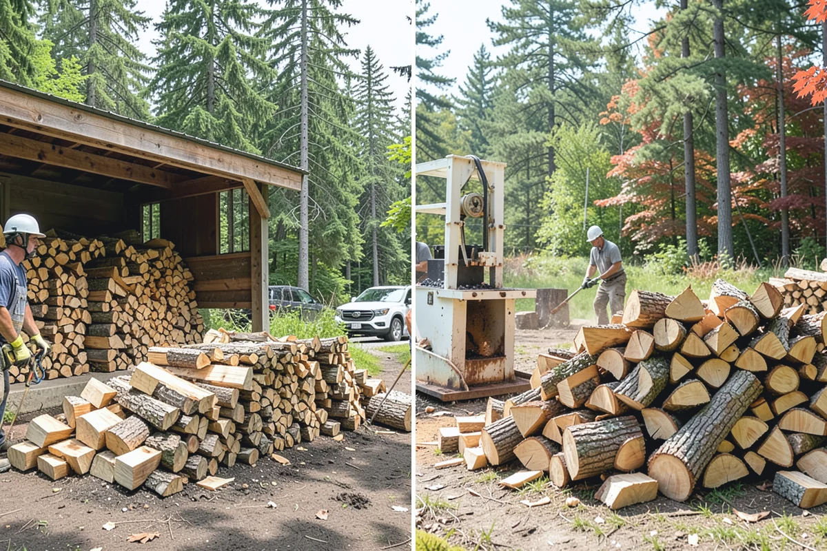 Log Splitting in Auburn, King County, WA - We check your rounds and preferred split size