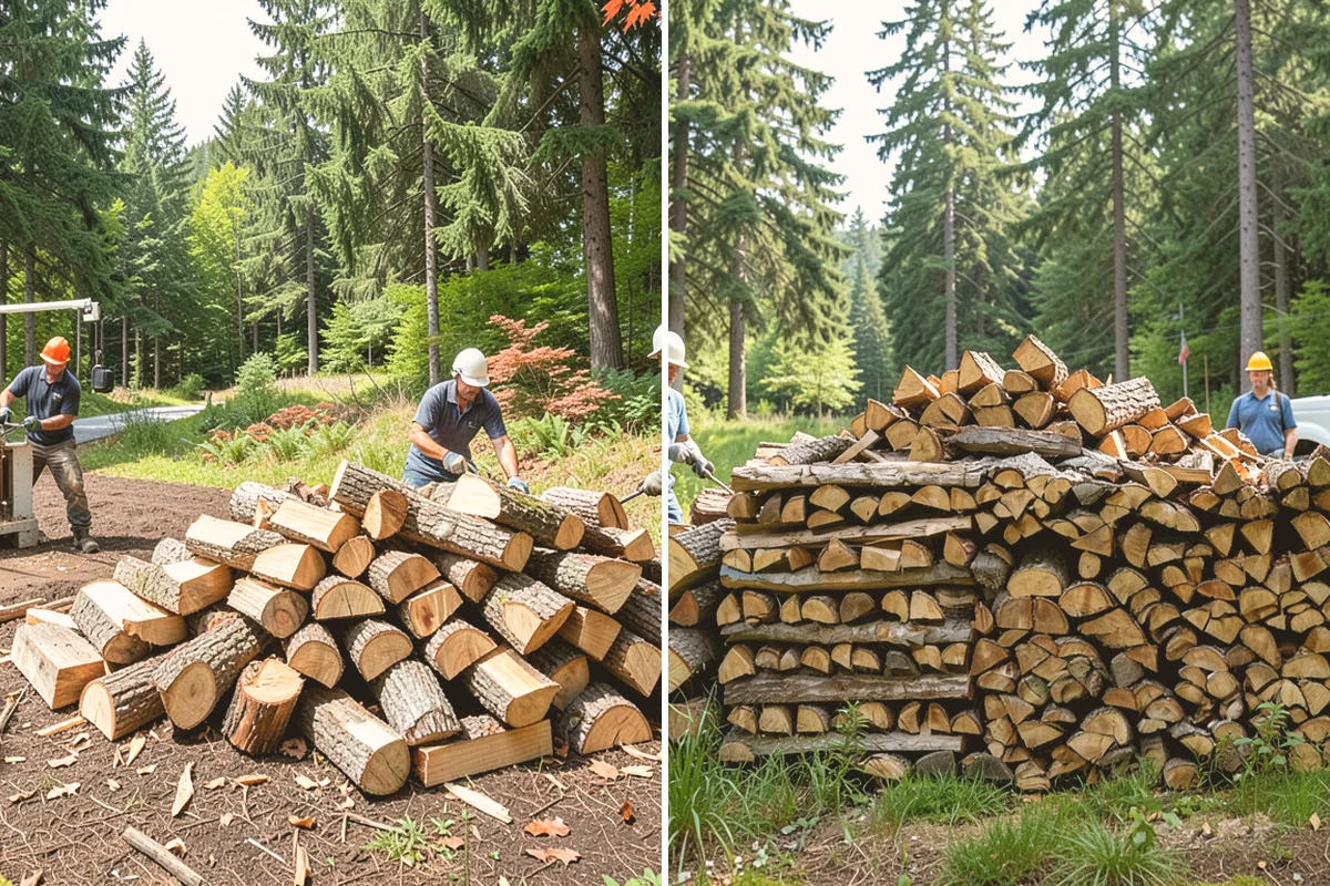 Log Splitting in Bellevue, King County, WA - We check your rounds and preferred split size