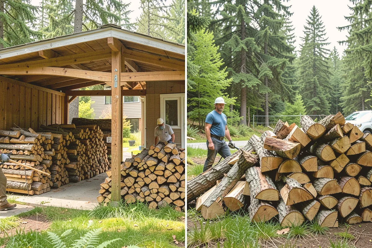 Log Splitting in Bothell, King County, WA - We check your rounds and preferred split size