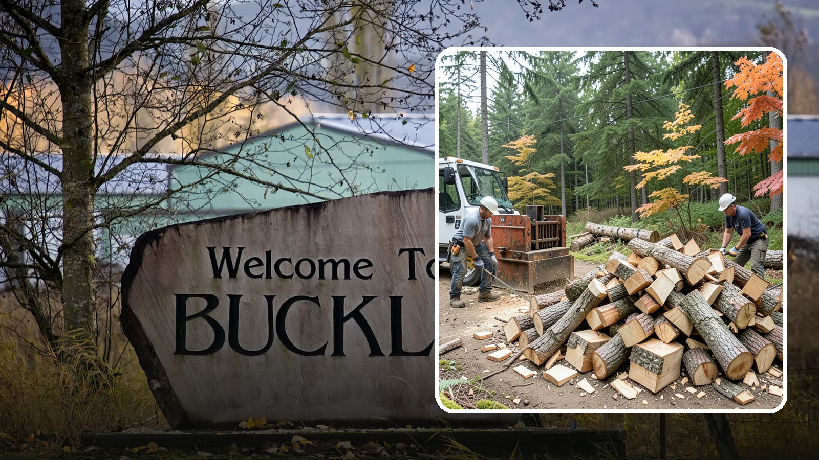 Log Splitting in Buckley, Pierce County, WA - We split logs and rounds into finished firewood sized for your stove or fire pit.