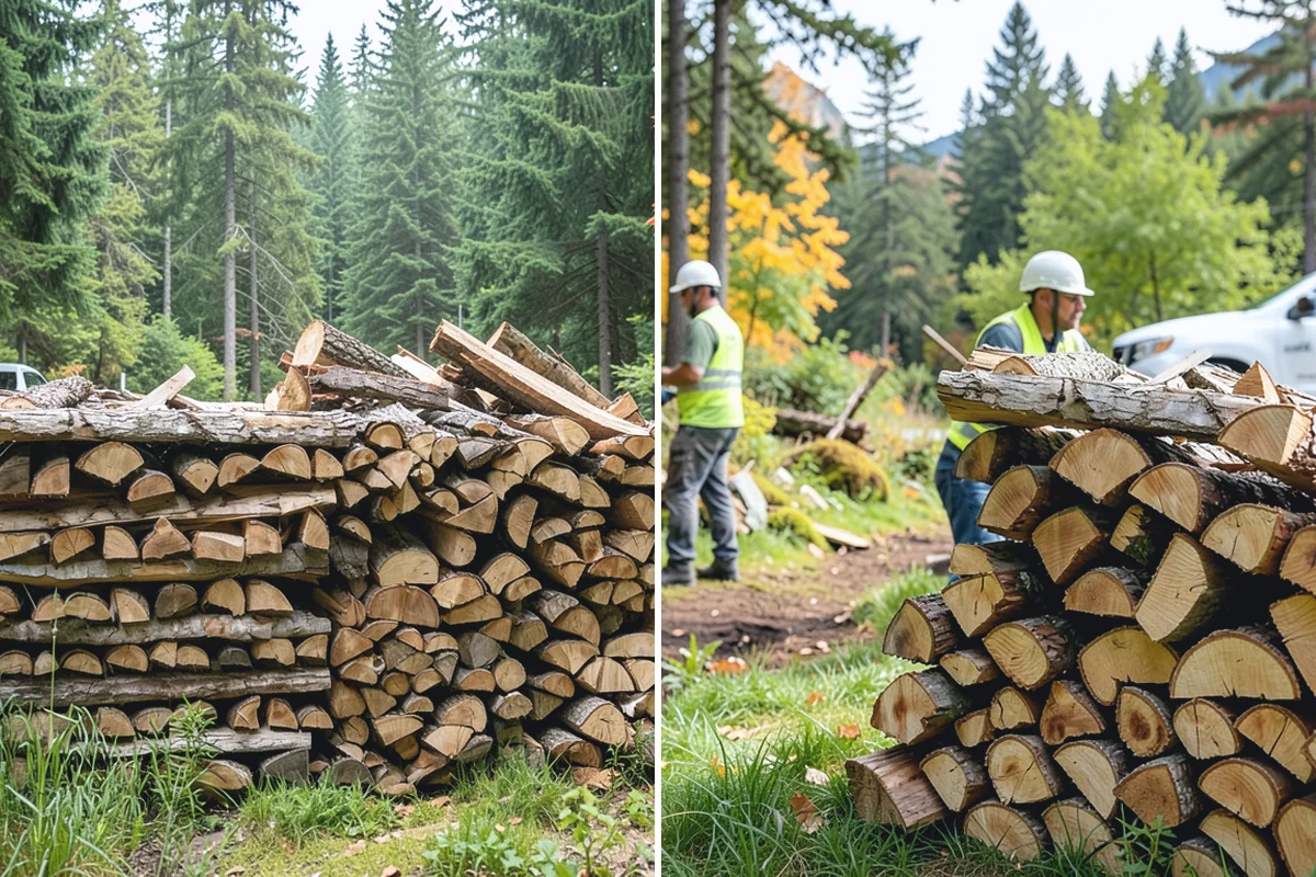Log Splitting in Buckley, Pierce County, WA - We check your rounds and preferred split size