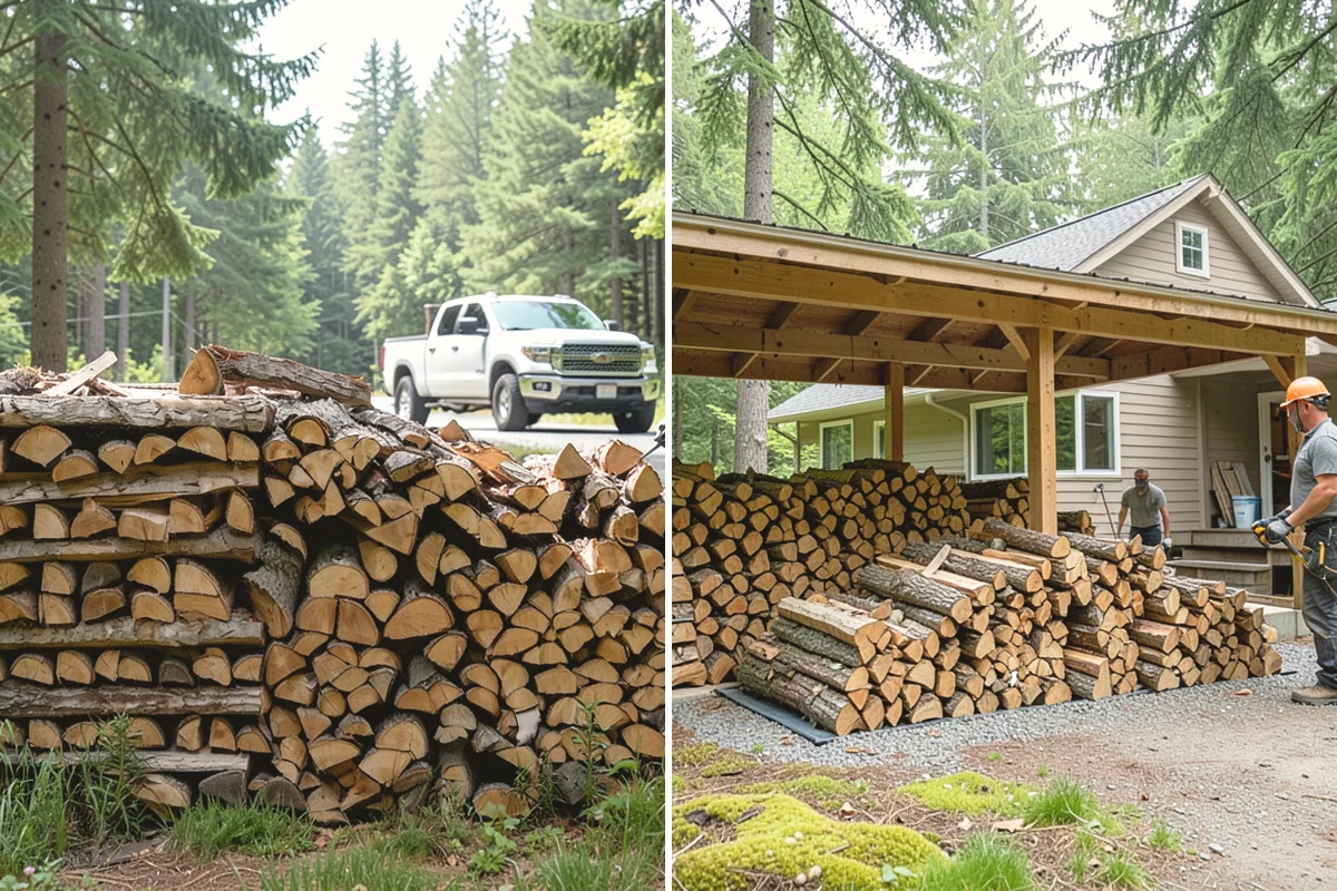 Log Splitting in Covington, King County, WA - We check your rounds and preferred split size