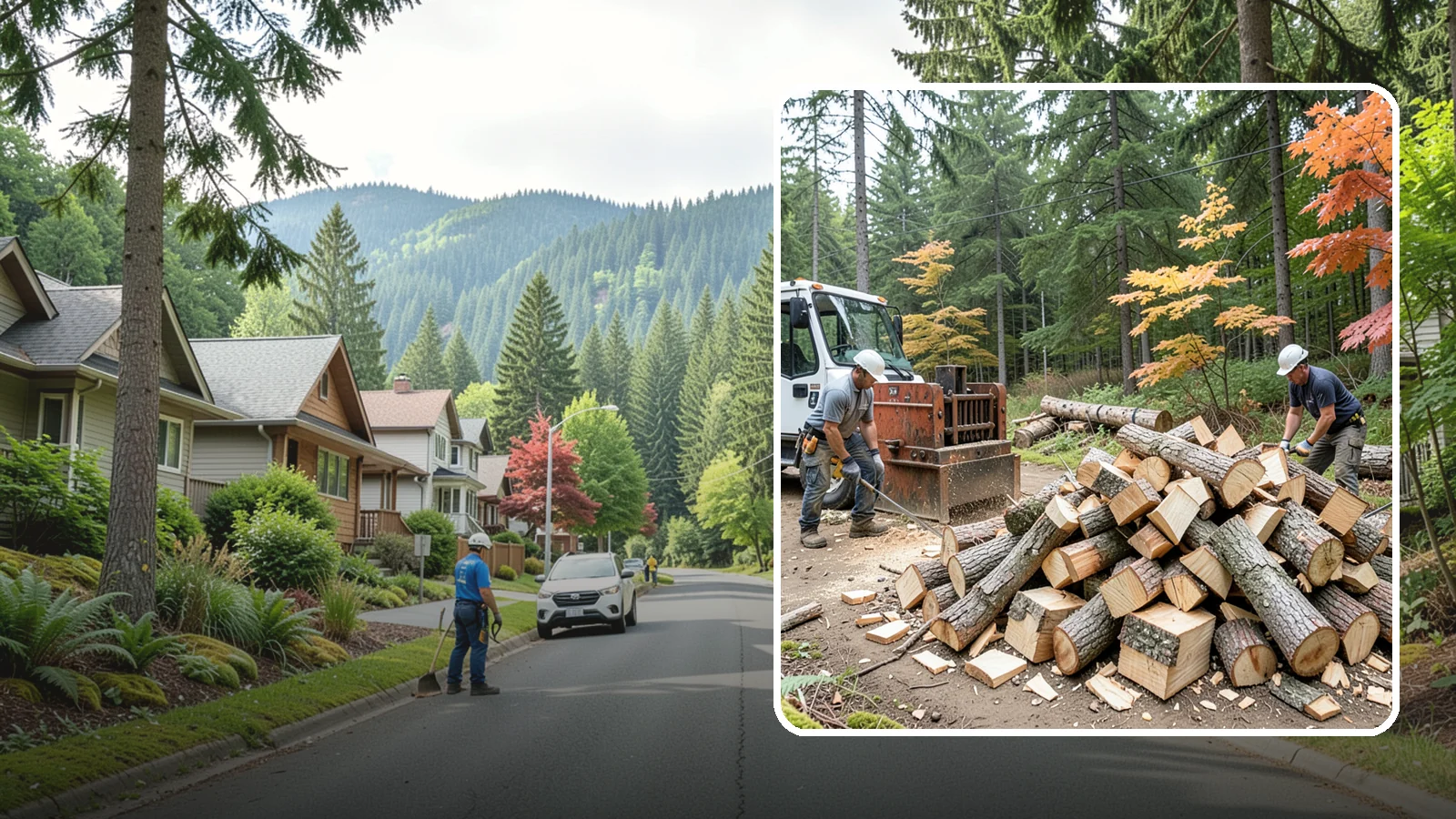Log Splitting in Darrington, WA - We split logs and rounds into finished firewood sized for your stove or fire pit.