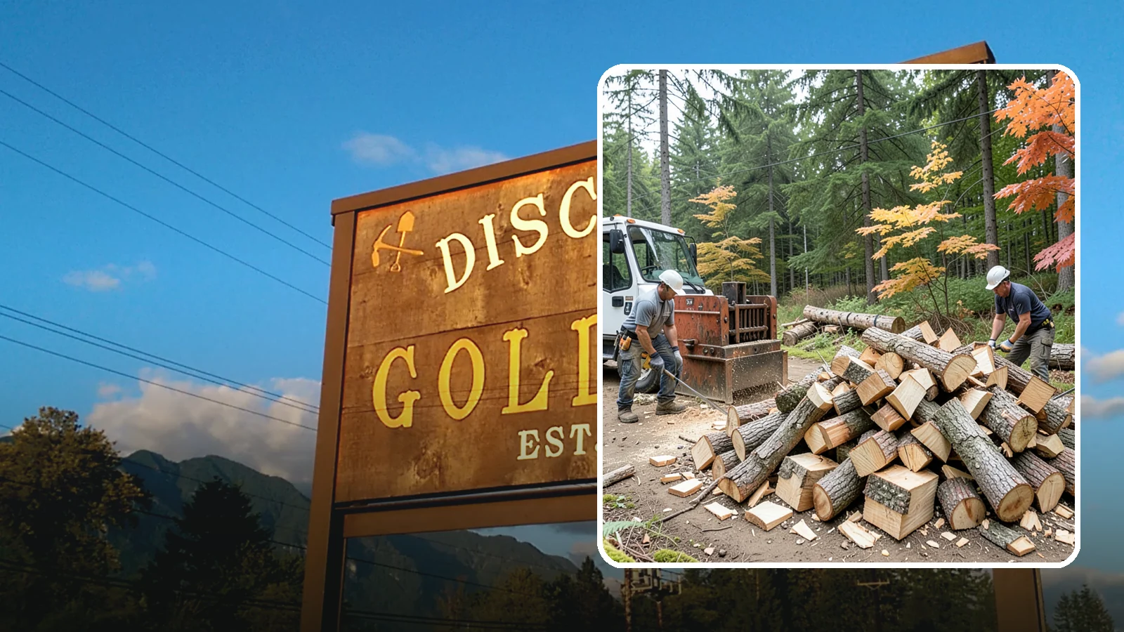Log Splitting in Gold Bar, Snohomish County, WA - We split logs and rounds into finished firewood sized for your stove or fire pit.