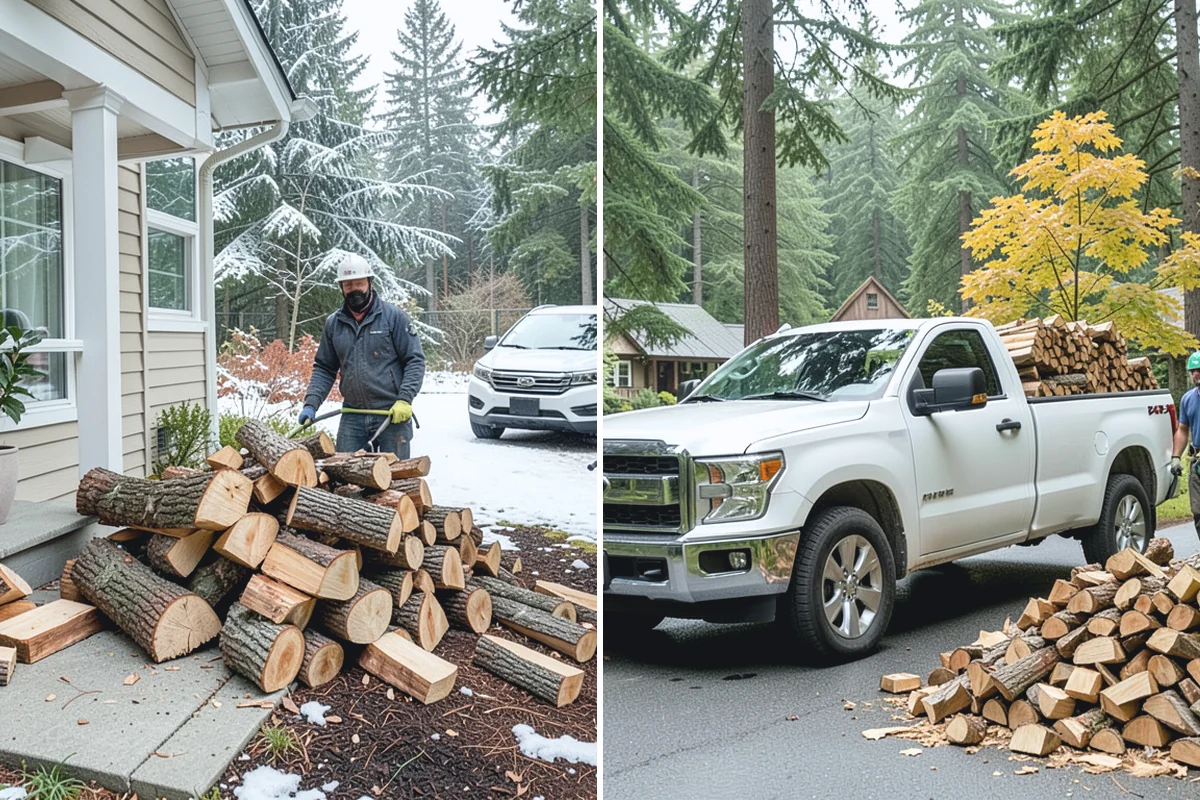 Log Splitting in Granite Falls, Snohomish County, WA - We check your rounds and preferred split size