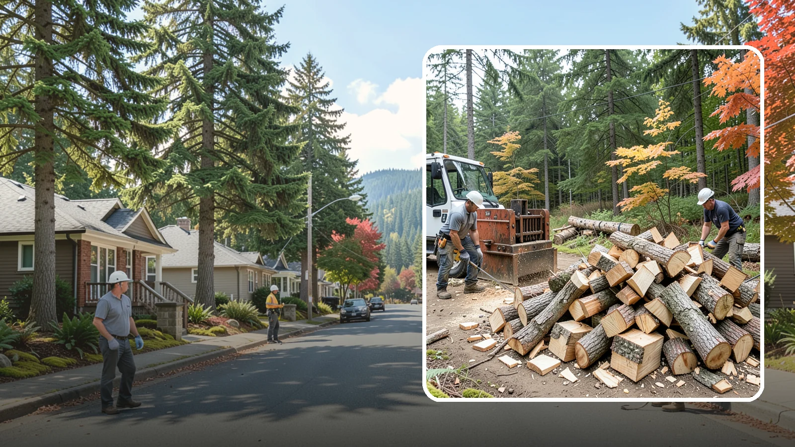Log Splitting in Hunts Point, King County, WA - We split logs and rounds into finished firewood sized for your stove or fire pit.
