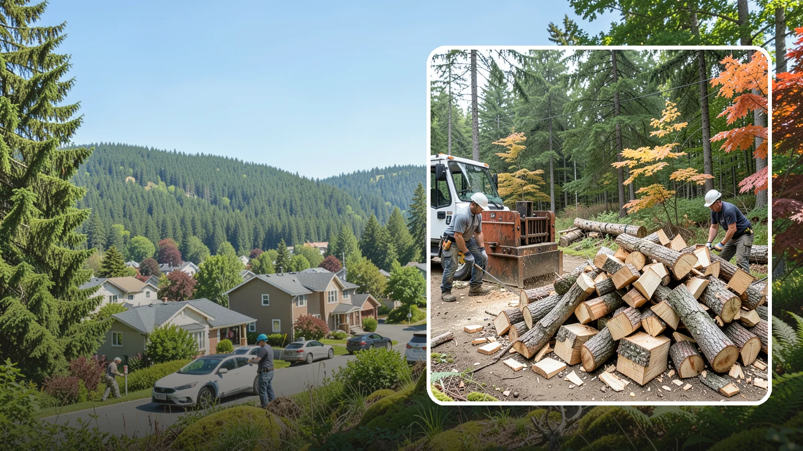 Log Splitting in Index, Snohomish County, WA - We split logs and rounds into finished firewood sized for your stove or fire pit.