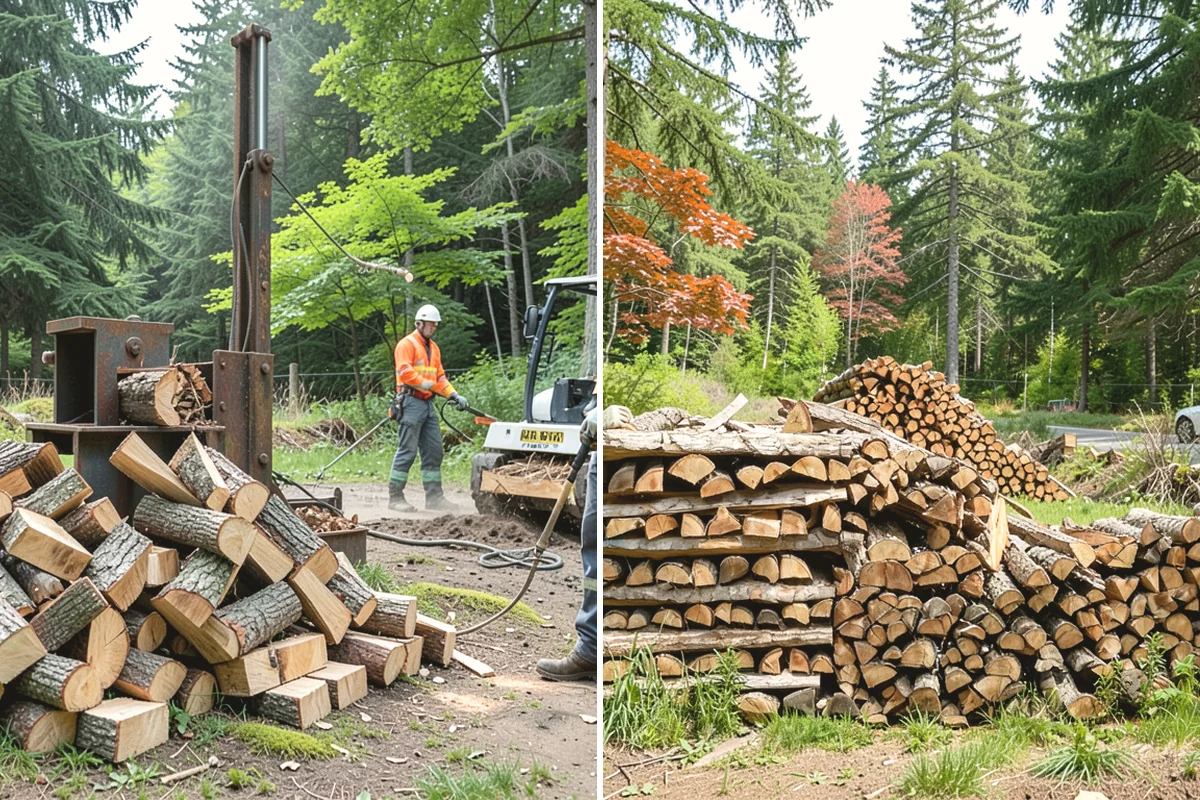 Log Splitting in Issaquah, King County, WA - We check your rounds and preferred split size