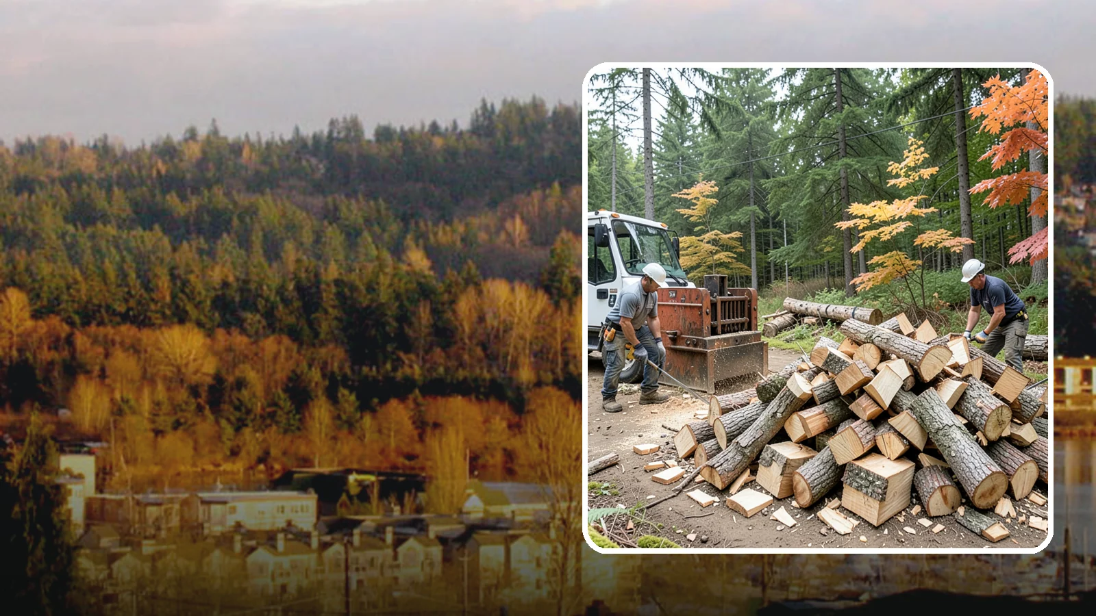 Log Splitting in Kenmore, King County, WA - We split logs and rounds into finished firewood sized for your stove or fire pit.