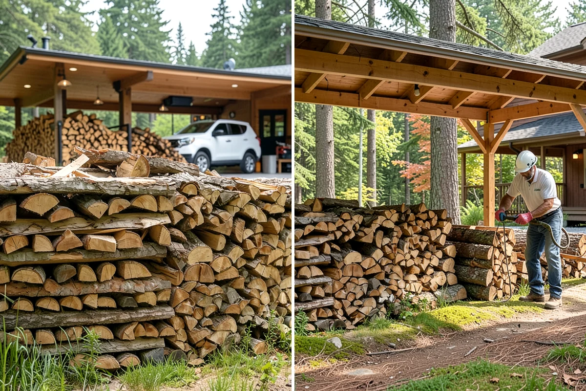 Log Splitting in Kenmore, King County, WA - We check your rounds and preferred split size