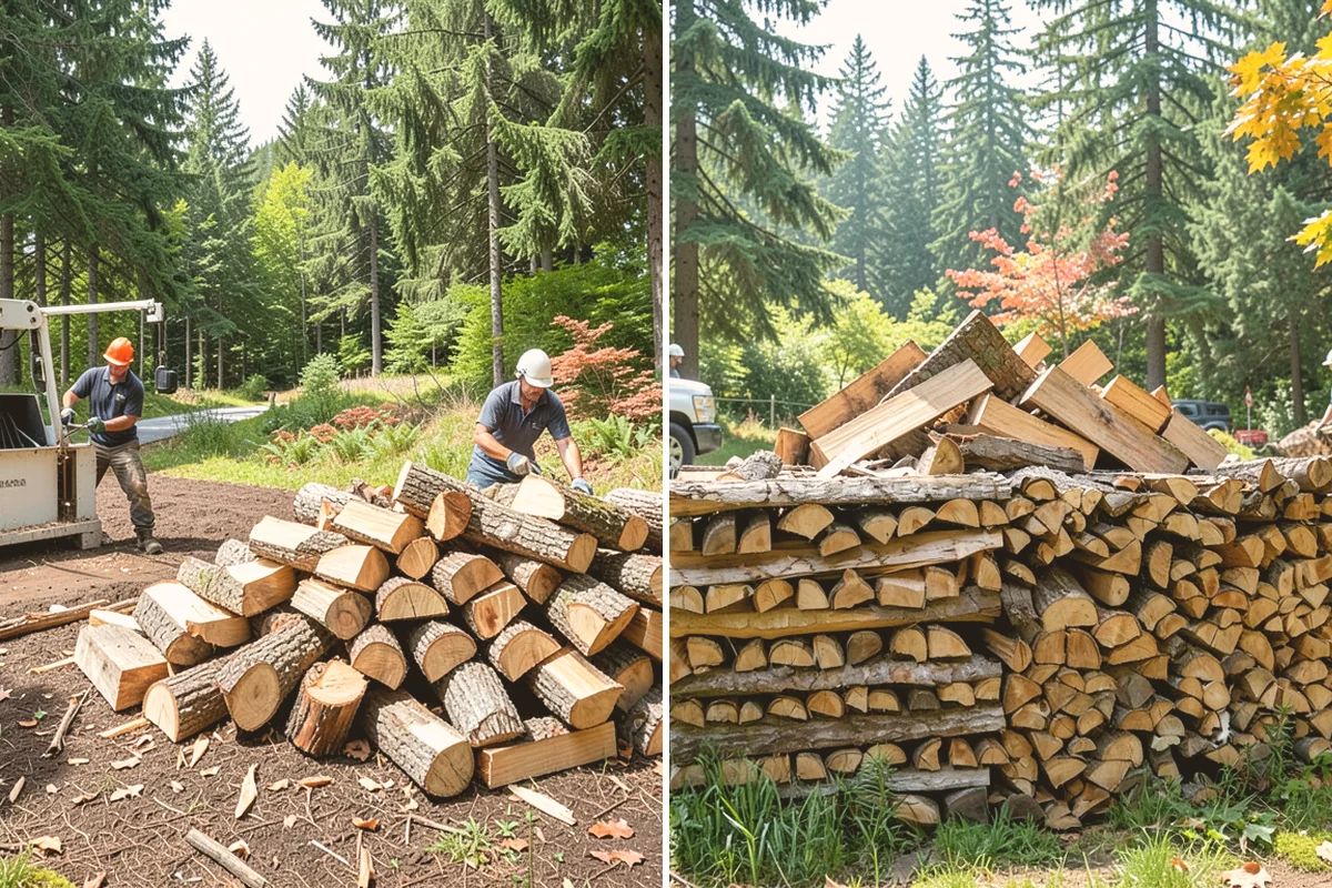 Log Splitting in Kirkland, King County, WA - We check your rounds and preferred split size