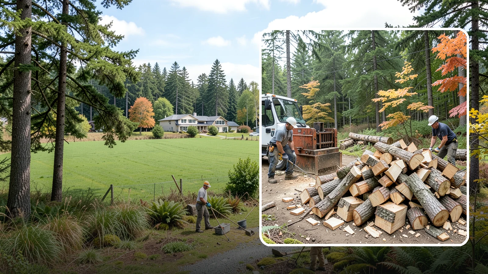 Log Splitting in Lyman, WA - We split logs and rounds into finished firewood sized for your stove or fire pit.