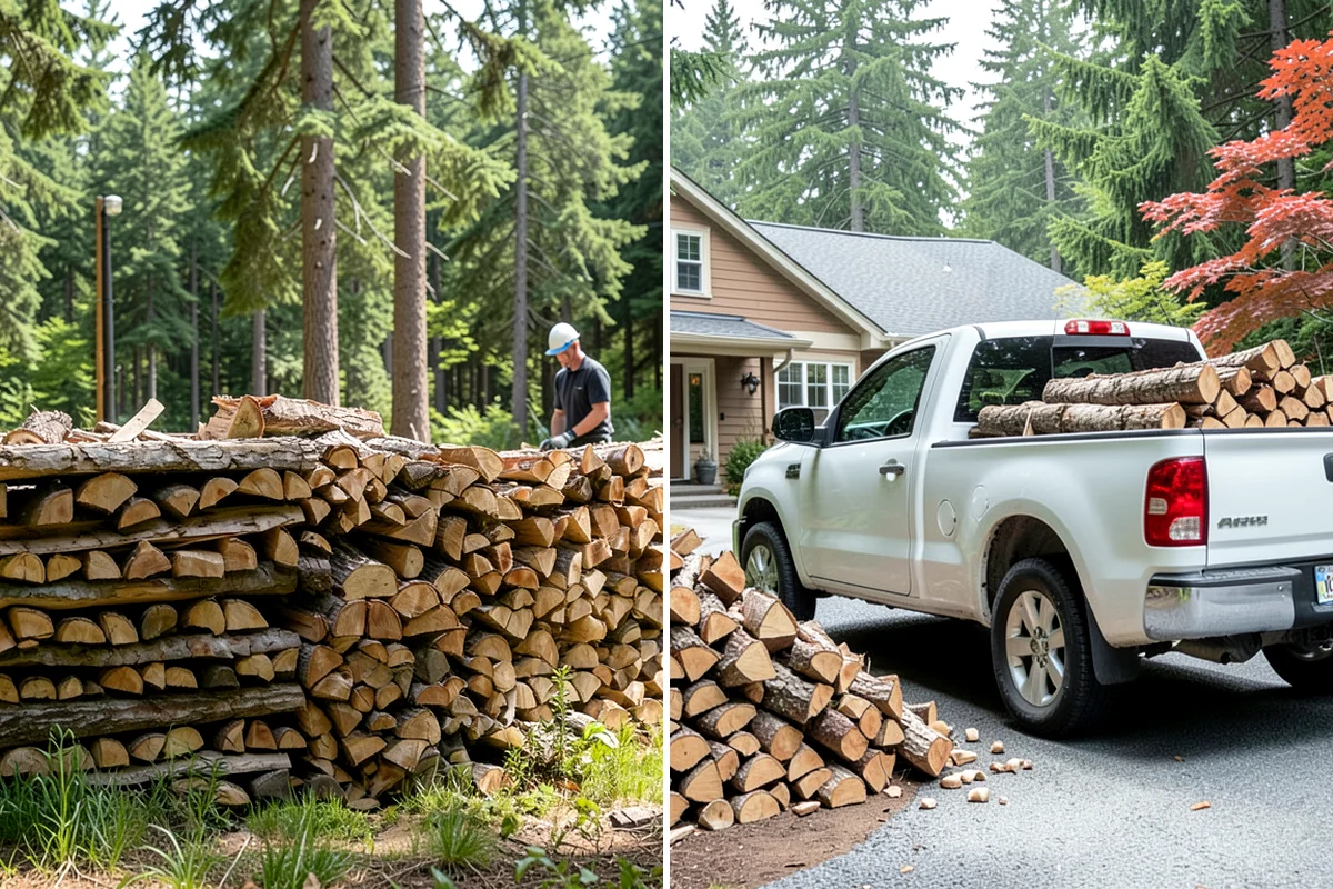 Log Splitting in Lyman, WA - We check your rounds and preferred split size