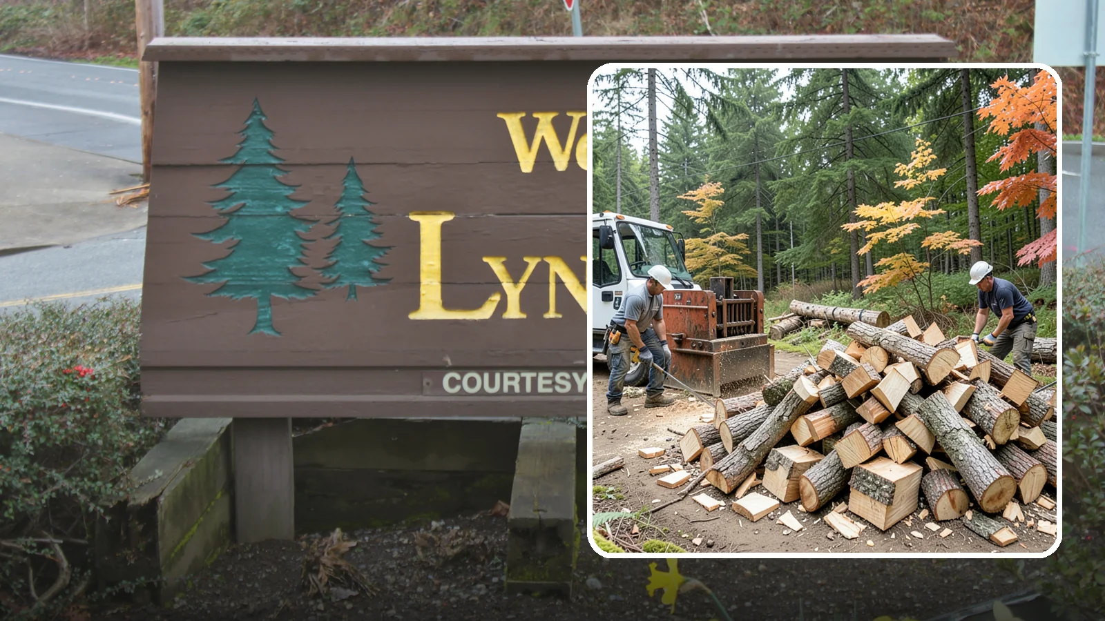 Log Splitting in Lynnwood, Snohomish County, WA - We split logs and rounds into finished firewood sized for your stove or fire pit.