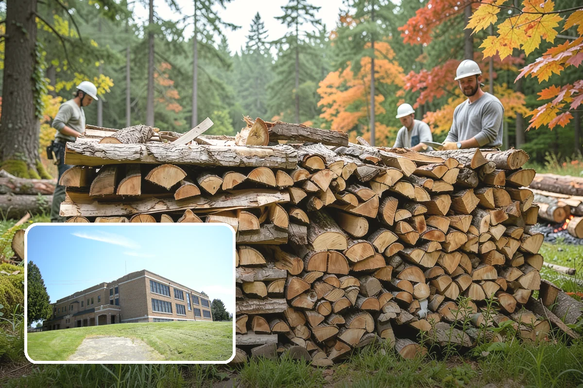 Log Splitting in Maple Valley, King County, WA - Fast splitting with professional equipment