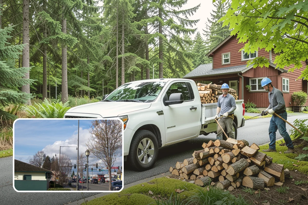 Log Splitting in Marysville, Snohomish County, WA - Fast splitting with professional equipment