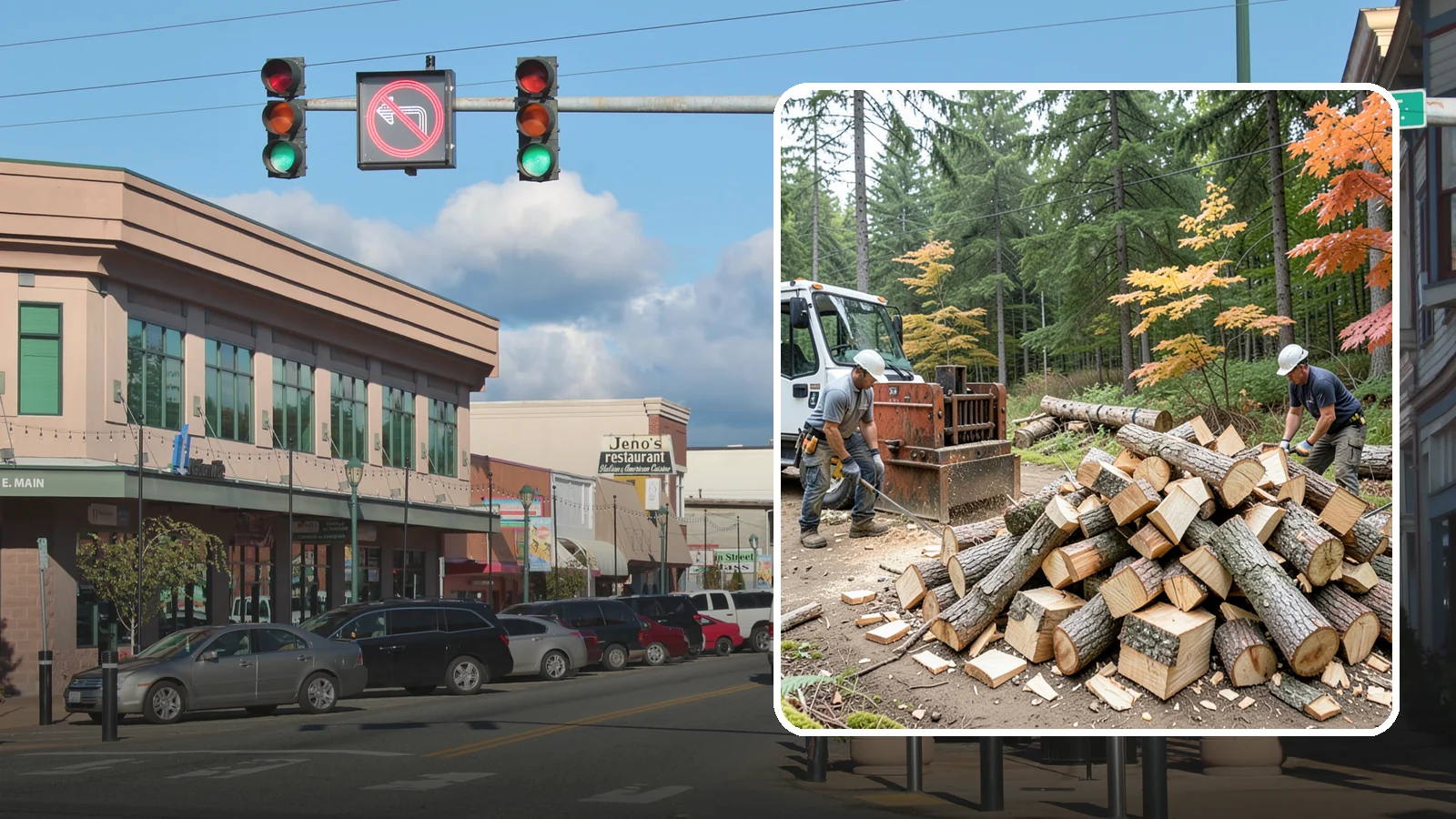 Log Splitting in Monroe, Snohomish County, WA - We split logs and rounds into finished firewood sized for your stove or fire pit.