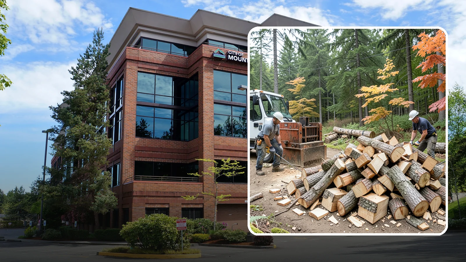 Log Splitting in Mountlake Terrace, Snohomish County, WA - We split logs and rounds into finished firewood sized for your stove or fire pit.