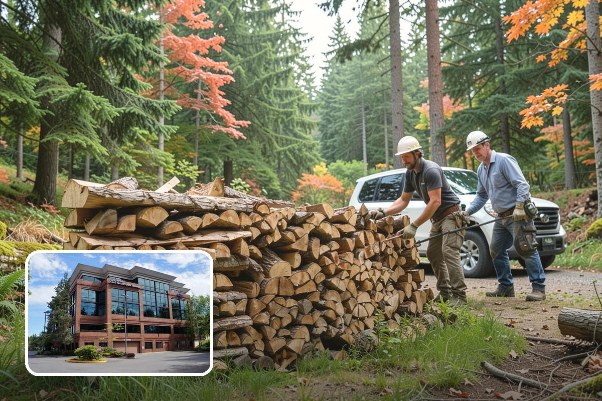 Log Splitting in Mountlake Terrace, Snohomish County, WA - Fast splitting with professional equipment