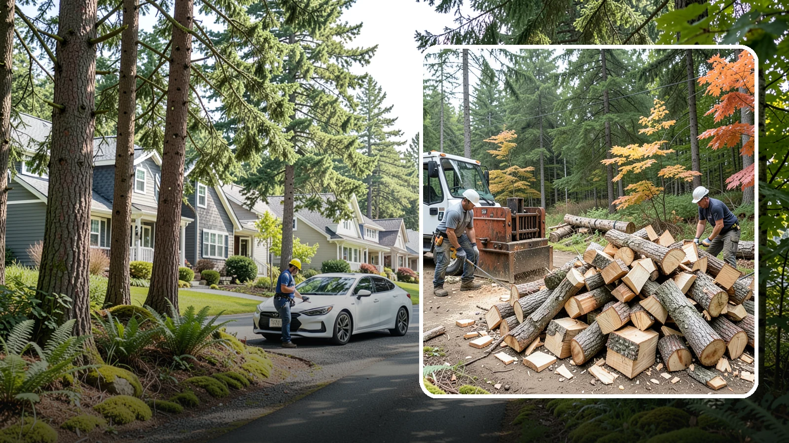 Log Splitting in Normandy Park, King County, WA - We split logs and rounds into finished firewood sized for your stove or fire pit.