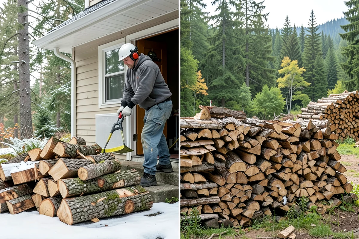 Log Splitting in Normandy Park, King County, WA - We check your rounds and preferred split size