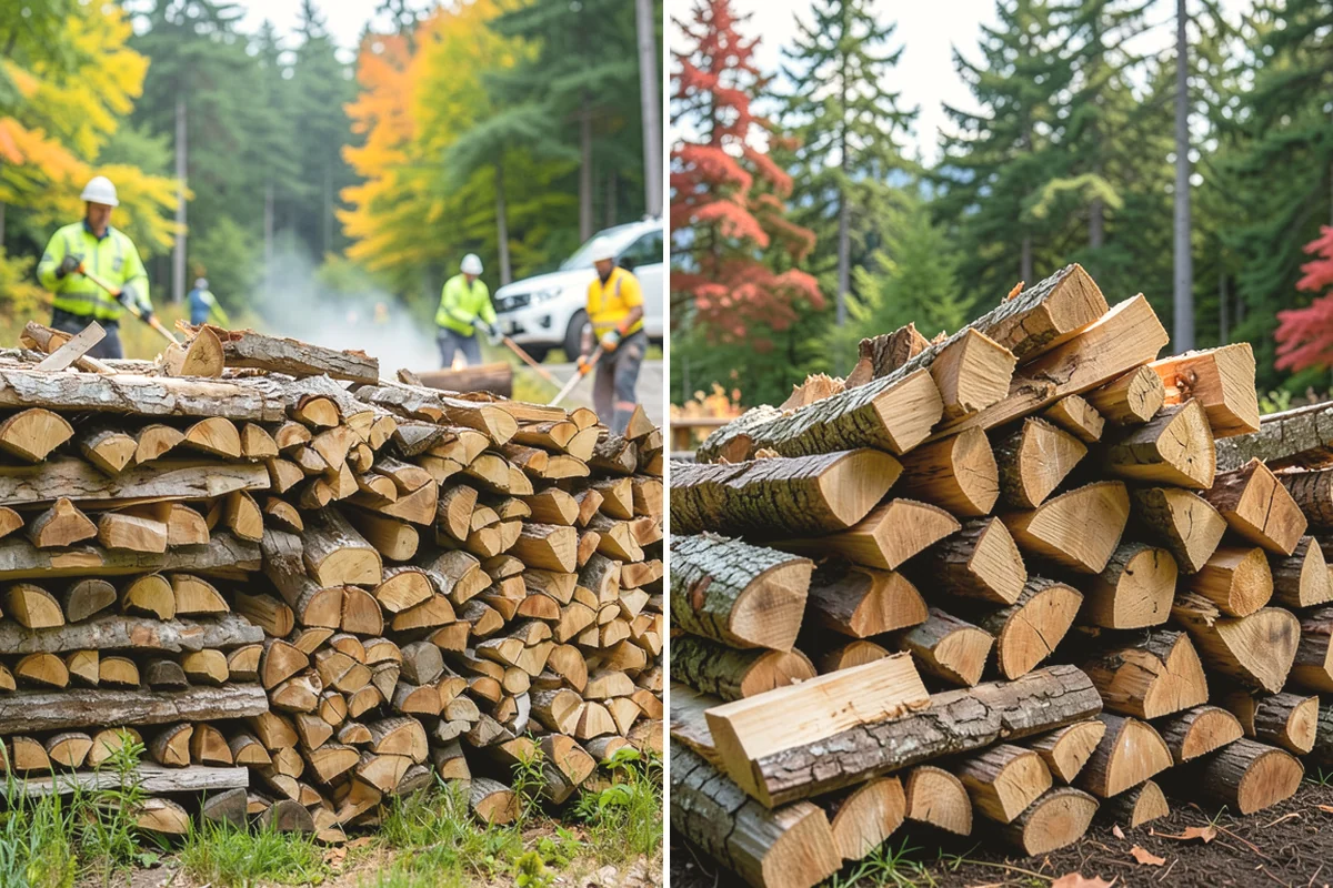Log Splitting in Oak Harbor, Island County, WA - We check your rounds and preferred split size