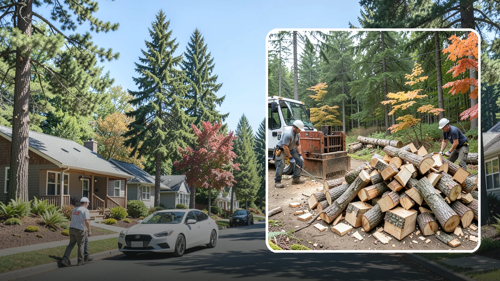 Log Splitting in Orting, Pierce County, WA - We split logs and rounds into finished firewood sized for your stove or fire pit.